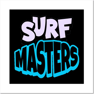 Surf Masters , Hello Summer Vintage Funny Surfer Riding Surf Surfing Lover Gifts Posters and Art